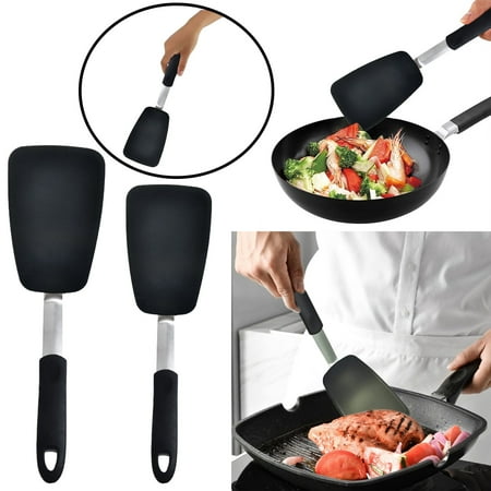

Silicone Kitchenware 2 Piece Silicone Leak Spatula Steak Spatula Set Kitchen Cooking Utensils