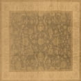 thumbnail image 1 of Ahgly Company Indoor Square Oriental Brown Traditional Area Rugs, 6' Square, 1 of 4