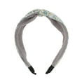 thumbnail image 4 of Unique Bargains 1 Pc Elegant Crossed Headbands for Women Gray Blue, 4 of 6