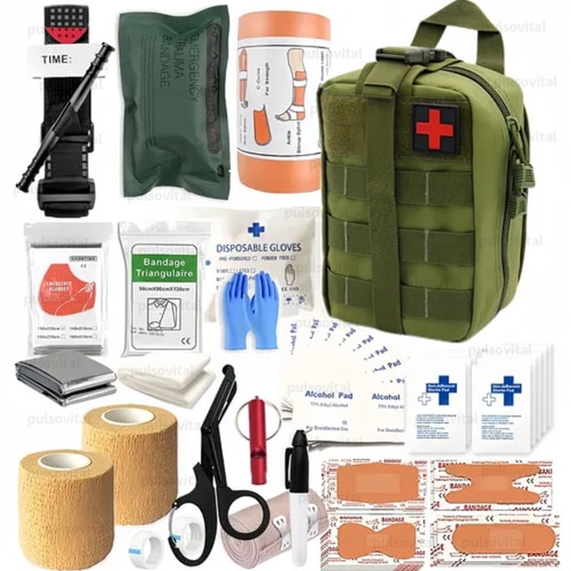 Kit Táctico de Supervivencia y Emergencia Sistema de Alta Resistencia | Equipo Completo para Exteriores, Camping, Senderismo y Preparación para Terremotos | Regalo Ideal para Hombres