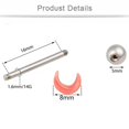 thumbnail image 4 of nipocaio 6pcs Acrylic Moon Tongue Nail Body Piercing Jewelry, 4 of 5