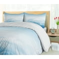 thumbnail image 5 of Ambesonne Nature Duvet Cover Set, Peaceful Fluffy Clouds, 2-Calking, Blue White, 5 of 7