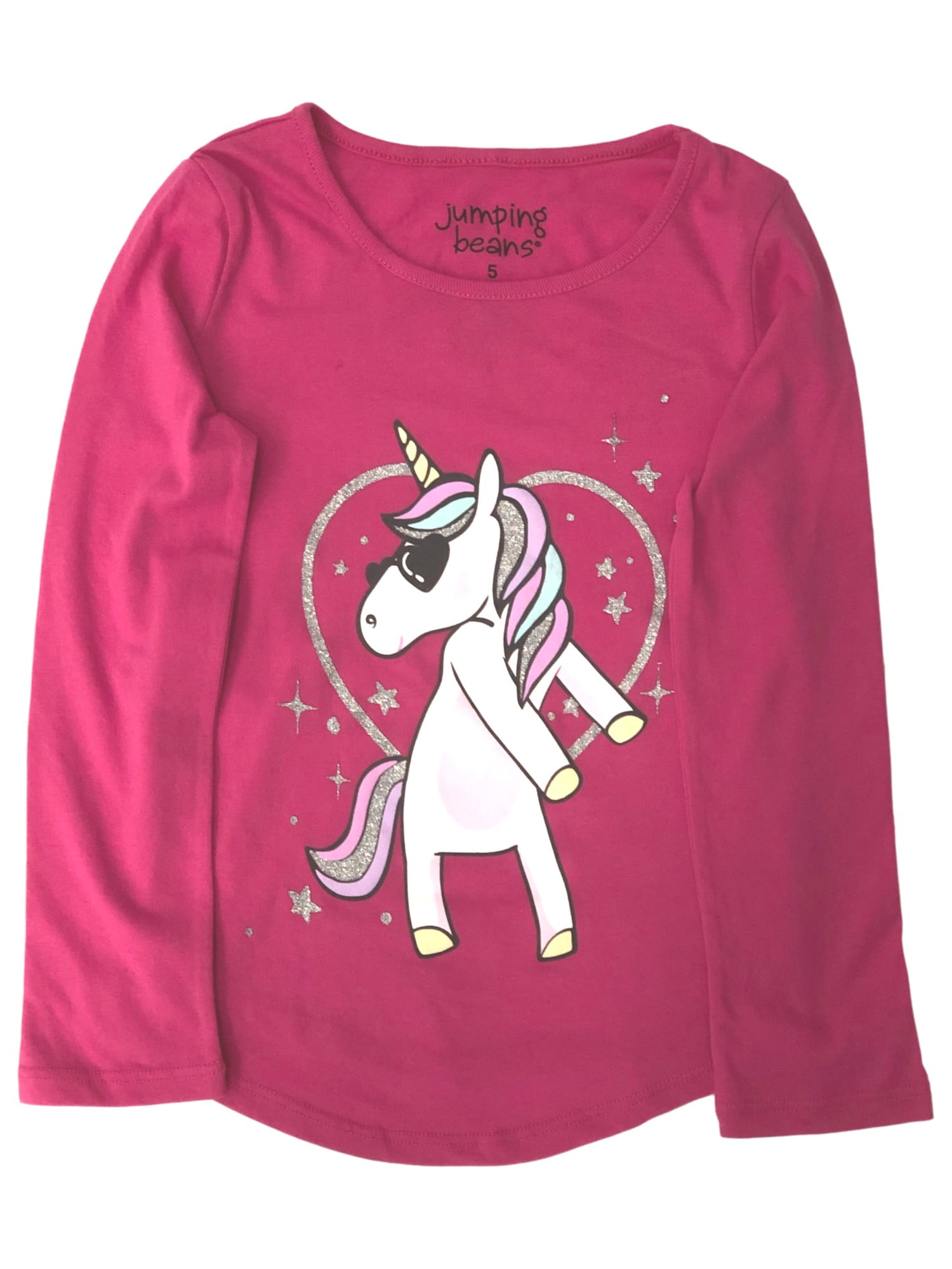 1Tee Kids Girls Unicorn Colourful Poo T-Shirt 