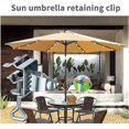 thumbnail image 3 of 2024,Umbrella Fixed Metal Clip Heavy Duty Umbrella Fixing Clip Parasol Decking Clamp for Sun Shade, 3 of 5