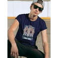 thumbnail image 2 of Vintage Rock  Art Nouveau T-Shirt Men -Image by Shutterstock, Male 3X-Large, 2 of 4