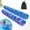 A-Tropical/Plants, variant on 2 Pack Large Soft Fabric Inflatable Pool Noodle Floats, Quick Dry High Buoyancy Water Floating Sticks with Portable Storage Bag, Flamingo & Turtle Print Float for Pool Beach Party Leisure