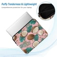 thumbnail image 5 of Quilted Laptop Sleeve for 13-16 Inch Laptops Protective Laptop Case Cover Lightweight Travel & Office Essentials Coconuts and Palm Leaves Pattern, 5 of 8