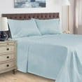thumbnail image 5 of 400 Thread Count Egyptian Cotton California King Sheet Set Solid  Light Blue, 5 of 5