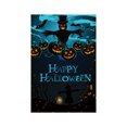 thumbnail image 2 of Happy Halloween Evil Pumpkin Garden Flag 12x18 Inch, Vertical Double Sided Happy Halloween Pumpkin Holiday Outside Decorations Burlap Yard Flag, 2 of 7