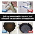 thumbnail image 2 of Crema para pulir metales Removedor de óxido de cerámica de acero inoxidable + esponja (B), 2 of 6