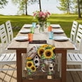 thumbnail image 4 of Table Runners 72 Inches Long Dress Scarves, Farmhouse Sunflowers Farmhouse Kitchen Table Runner, Coffee Tablerunners, Western Star Country Bird Pine Cone 16x72 Inch, 4 of 9