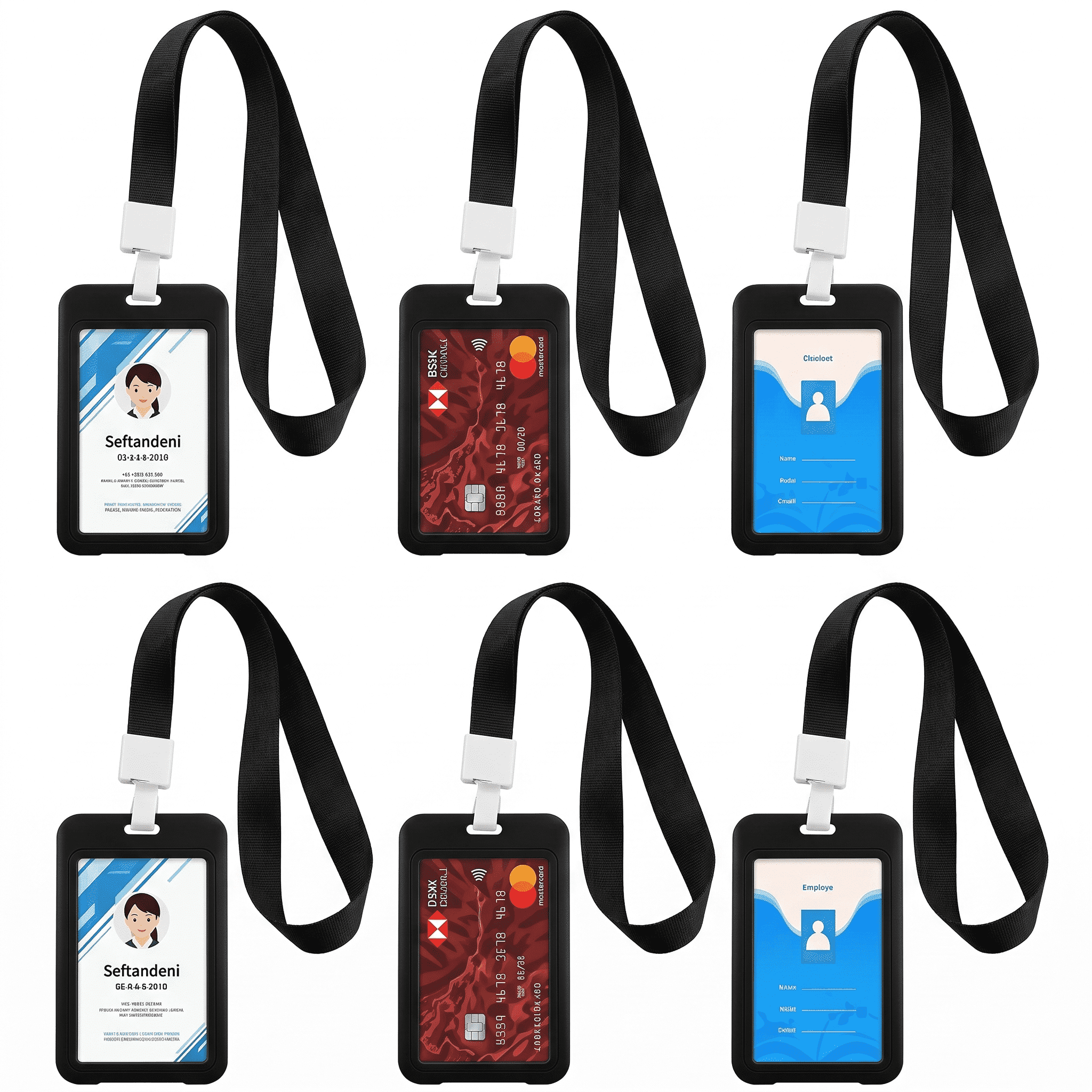 Micros POS - Magnetic Swipe Employee ID Cards (10 Pack) - NEW