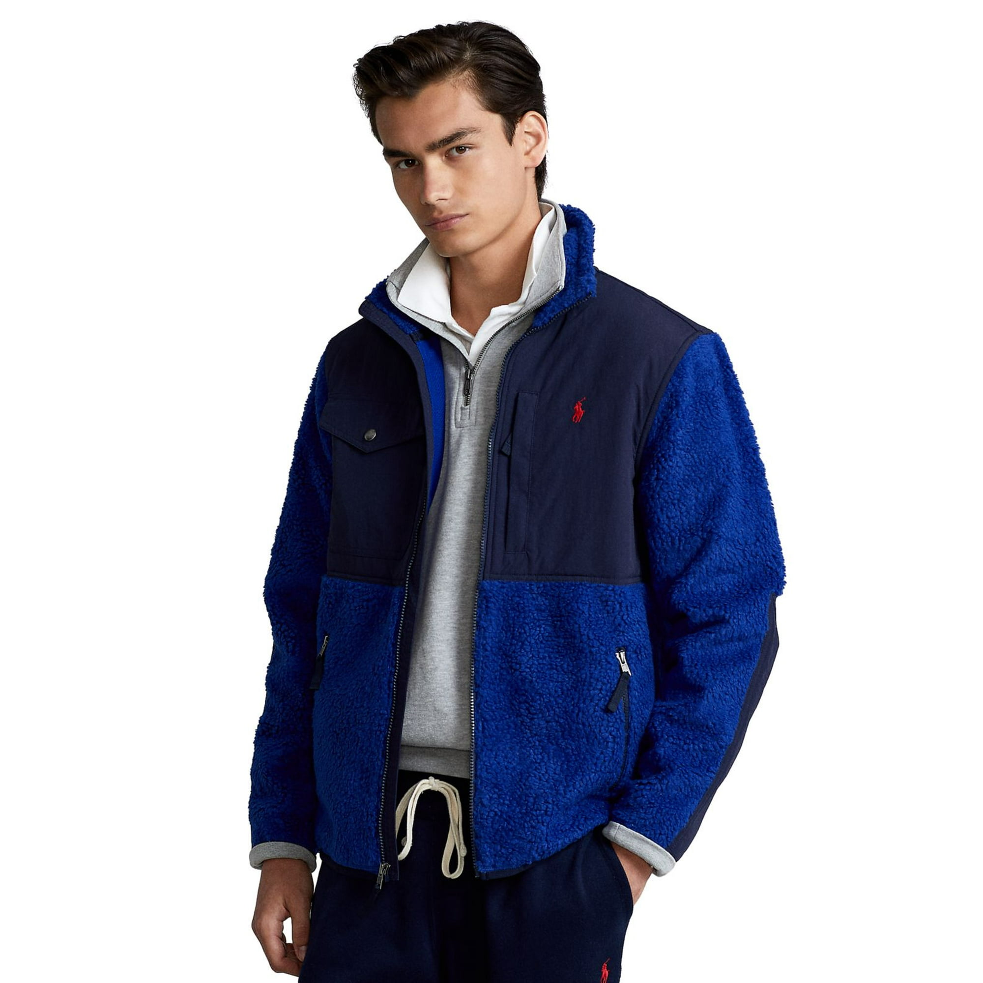 Polo Ralph Lauren Mens Hybrid Fleece Jacket X Large Walmart