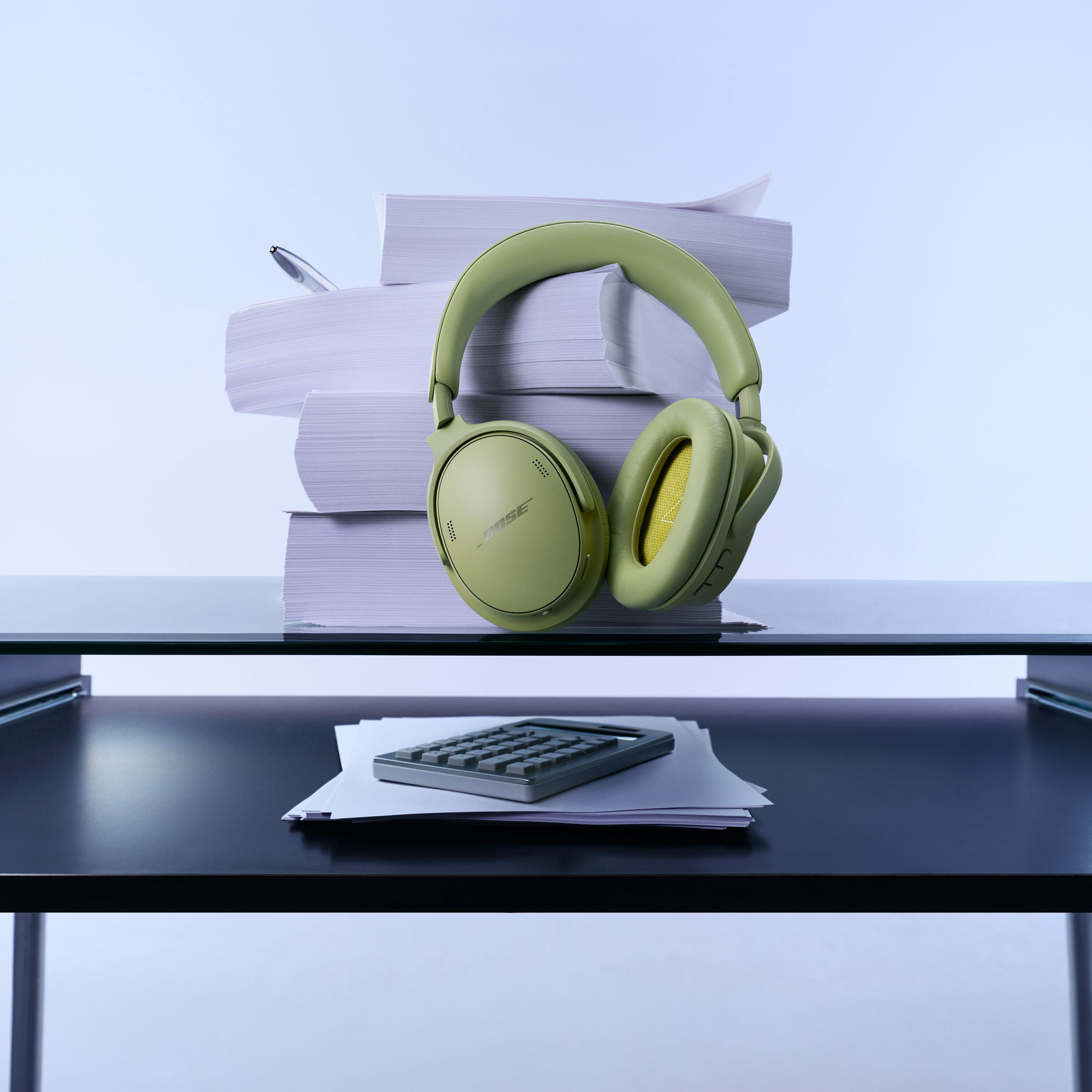 Bose QuietComfort Headphones II, Bluetooth Over Ear Noise Cancelling Headphones, Eucalyptus Geen