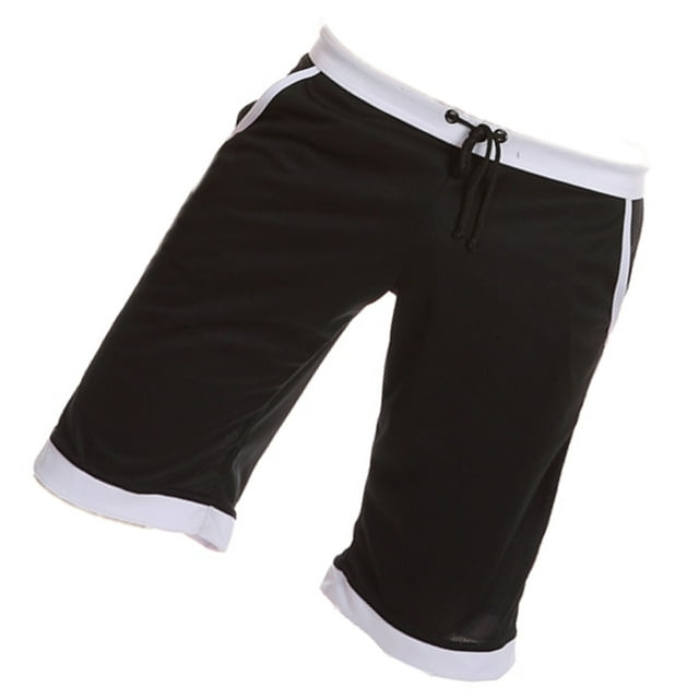 Pantalones Cortos Deportivos Con Cordones Y Bolsillo De Con Cordón Para Hombres METRO