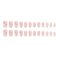 thumbnail image 4 of Little Love 24 Pcs Press on Nails Pink Gradient Fake False Nails. Reusable B2C5, 4 of 5