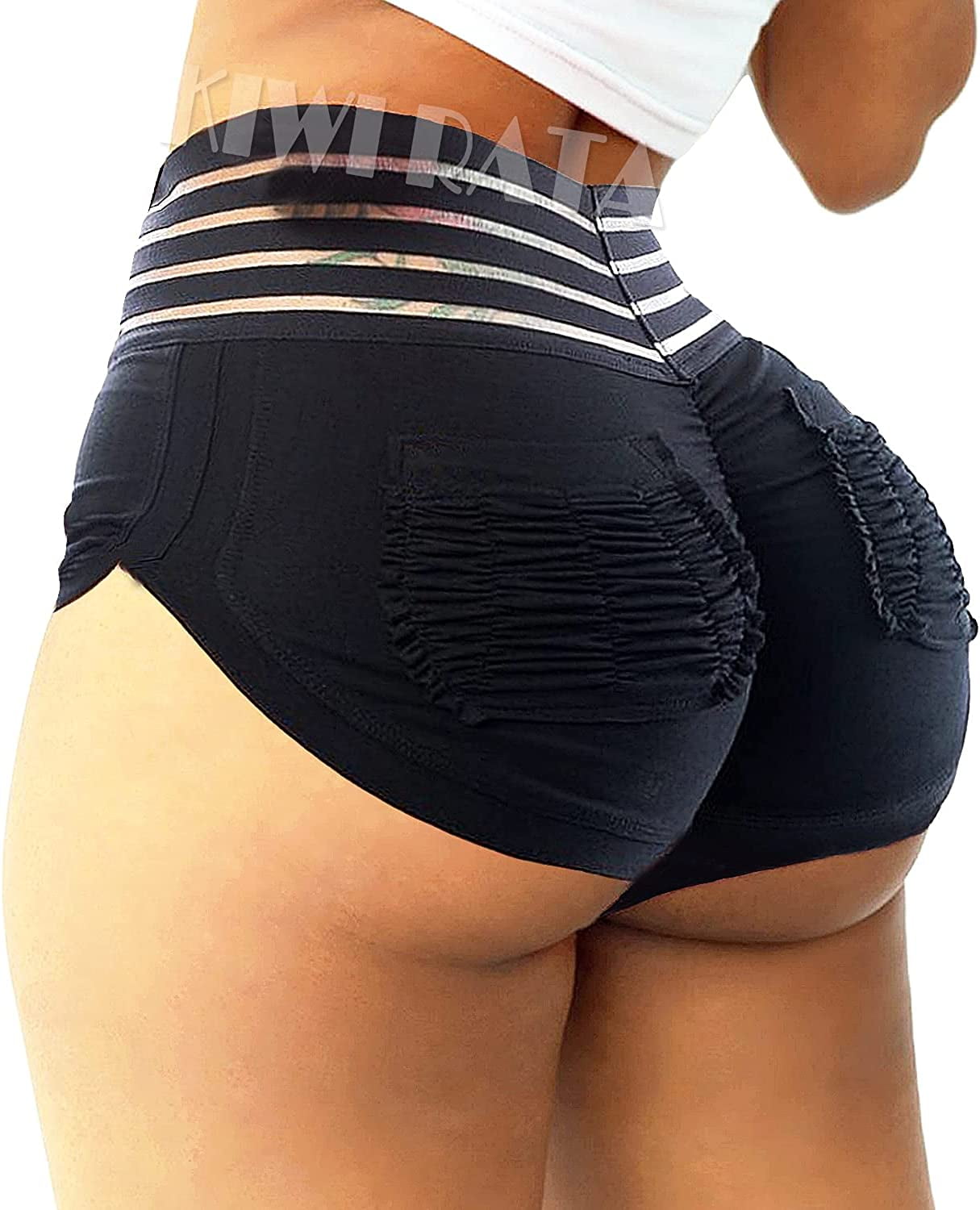 Kiwi Rata High Waisted Yoga Shorts