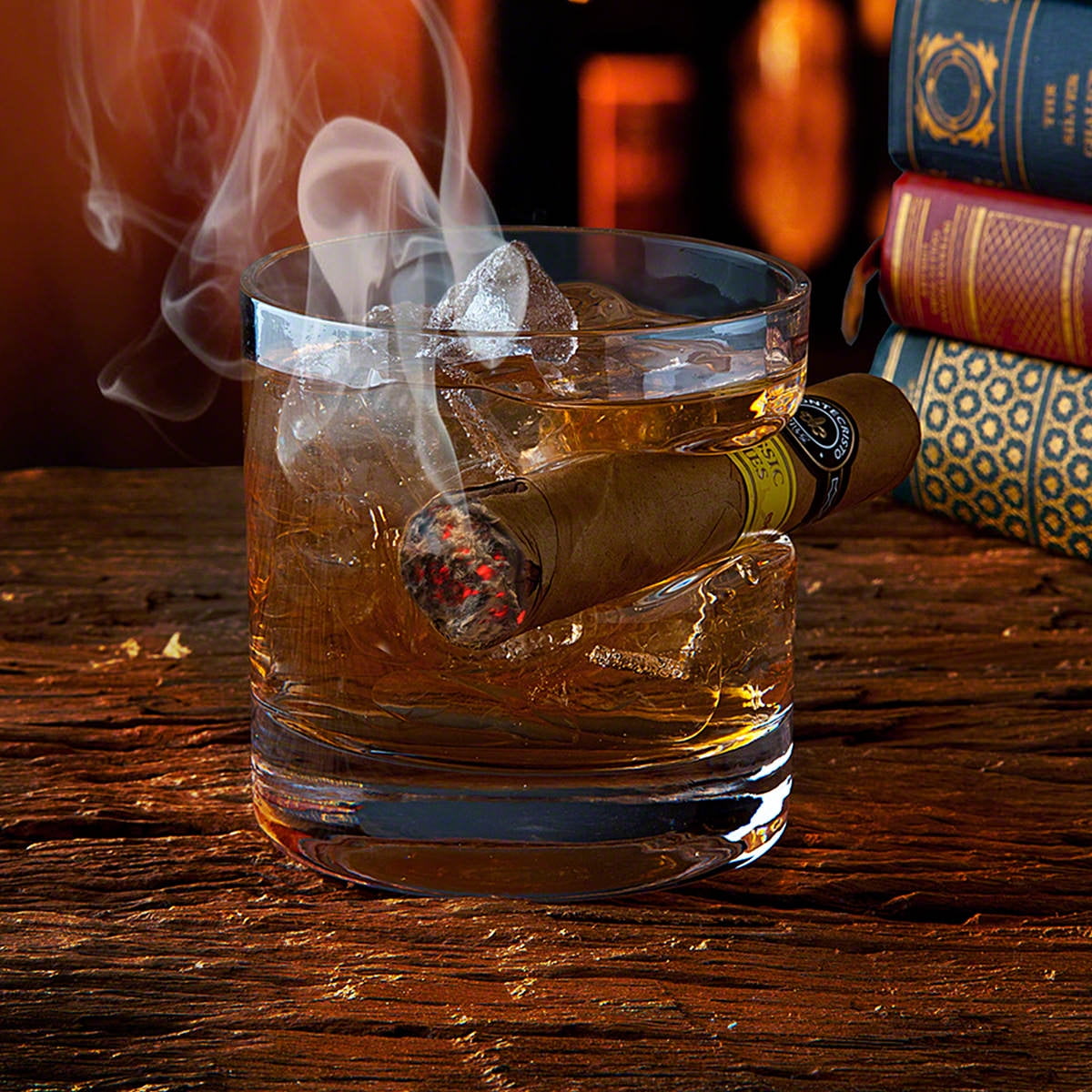 Oakmont Custom Round Cigar Glass