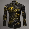 thumbnail image 3 of Camisa formal de manga larga con diseño de raL rojo para hombre, estilo callejero de gran tamaño, informal, original, con estampado 3D, estilo Harajuku, talla grande 5XL, 3 of 5