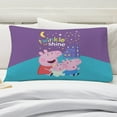 thumbnail image 3 of CafePress - Peppa Pig: Twinkle And Shine - Standard Size Pillow Case, 20"x30" Pillow Cover, Unique Pillow Slip Fleece, 3 of 4