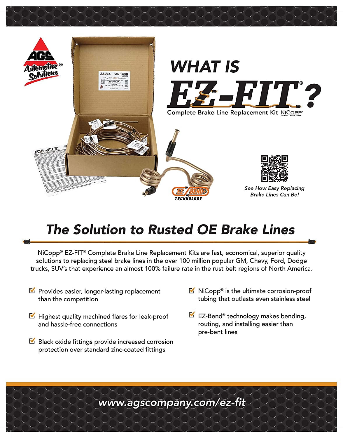 EZ-Fit, NiCopp, Kit, Dodge Ram 2500 2000-2001 Ext Cab 78" Bed & Std Cab 96" Bed