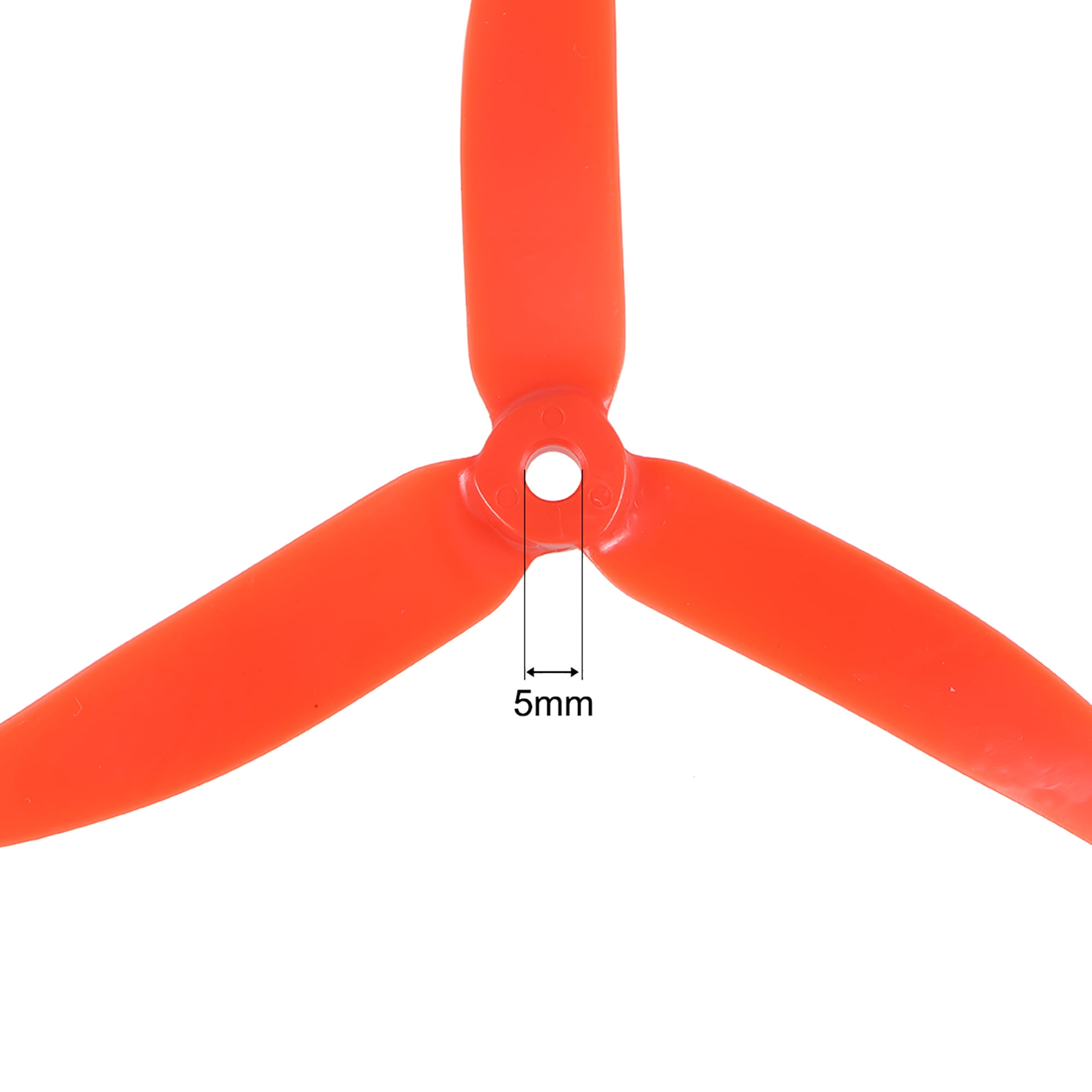 RC Propellers 5040 5x4 Inch 3-Vane Multi-Rotor for Aircraft Toy Red 2 Pairs 