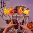 thumbnail image 3 of Halloween Light up Toys, Hand Held Pumpkin Ghost Light Up, Pumpkin Ghost Shape LED Wands, Spooky Ghost Flashing Wand for Halloween Party Trick Or Treat Cosplay Supplies, Goody Bag Fillers, 3 of 5