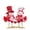 Red, variant on VBBHG Plush Bird Anniversary Bird 2PC Figurines Anniversary Decorations Plush Ornaments Valentine Decoration Anniversary Party Table Shelf Home Mantel Fireplace Decor