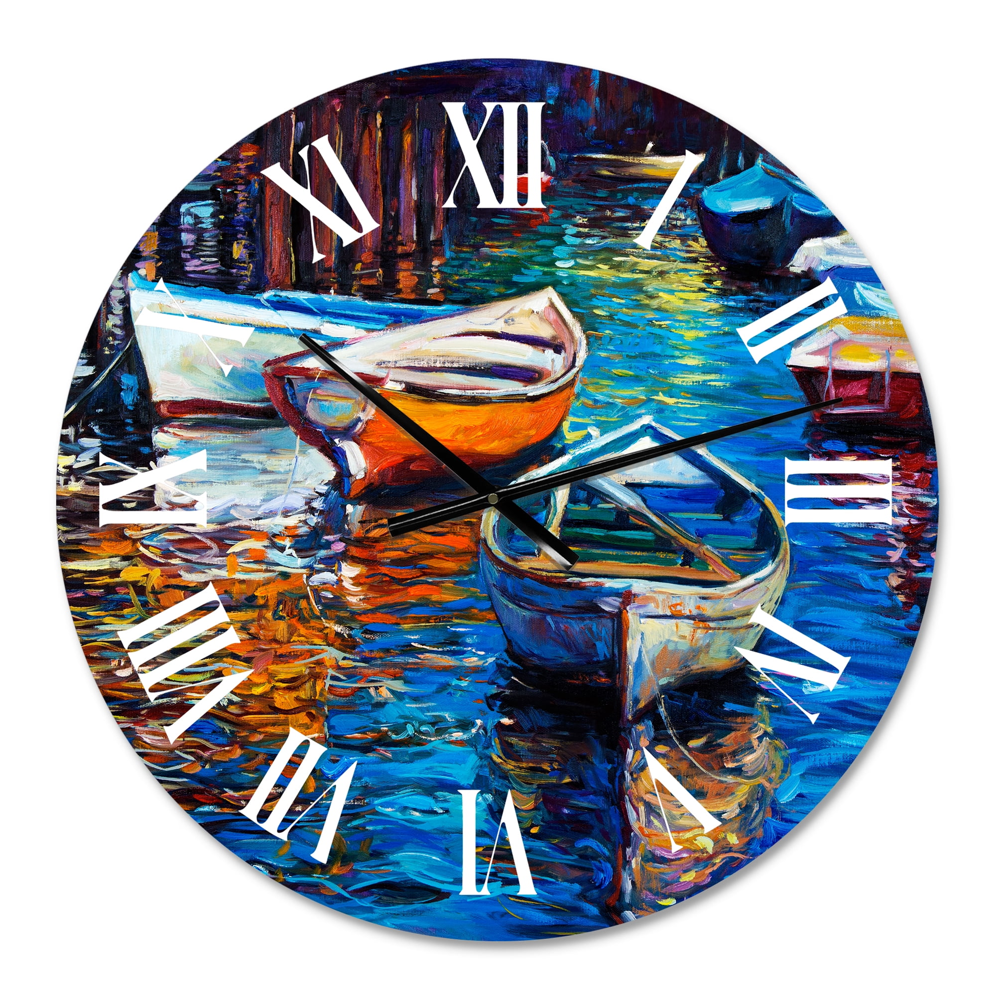 Designart 1 in Coastal Wall Clock