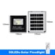 thumbnail image 1 of Luz Solar LED para jardín al aire libre, reflector luminoso impermeable para escaleras, luz Solar de pared, luz de atenuación/tiempo/Control remoto, 1 of 5