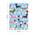 thumbnail image 3 of 4 Pcs Funny Kitchen Towels,Colorful Funny Dachshund Microfiber Dish Towels,Kitchen Tea Towels,Kitchen Towel Set (18" X 26"), 3 of 3
