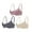 Multicolor-B, variant on 3PC Pack Women Push Up Bra Everyday Underwear Comfortable Lingerie Bralette with Support Anti-Sag-Size80B/36B