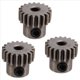 thumbnail image 1 of 3 Piezas 3.175mm Eje Acero Piñón Motor Engranaje 32DP 48DP 64DP M0.6 para 1/10 1/8 RC Car 3650 3660,19T, 1 of 8