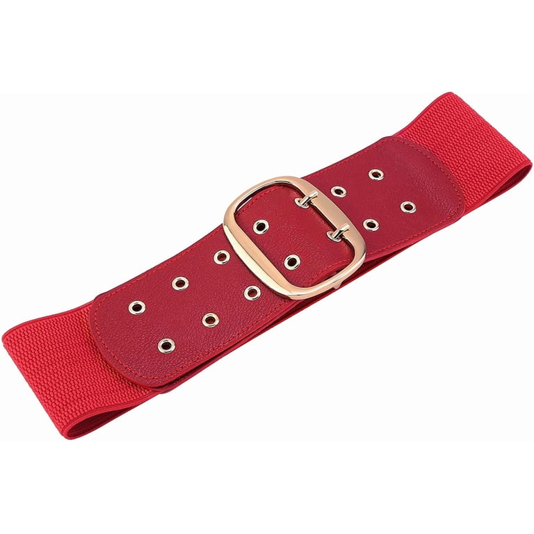 PIKADINGNIS Women Wide Elastic Dress Belt Stretch Waist Belt  display picture 3
