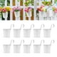 thumbnail image 1 of 10 macetas colgantes para macetas de balcón, decoración del hogar, plantas de interior 10 blanco Cola Maceta colgante de hierro, 1 of 8