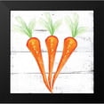 thumbnail image 2 of Seay, Anne 20x20 Black Modern Framed Museum Art Print Titled - Farm Fresh Carrots, 2 of 5