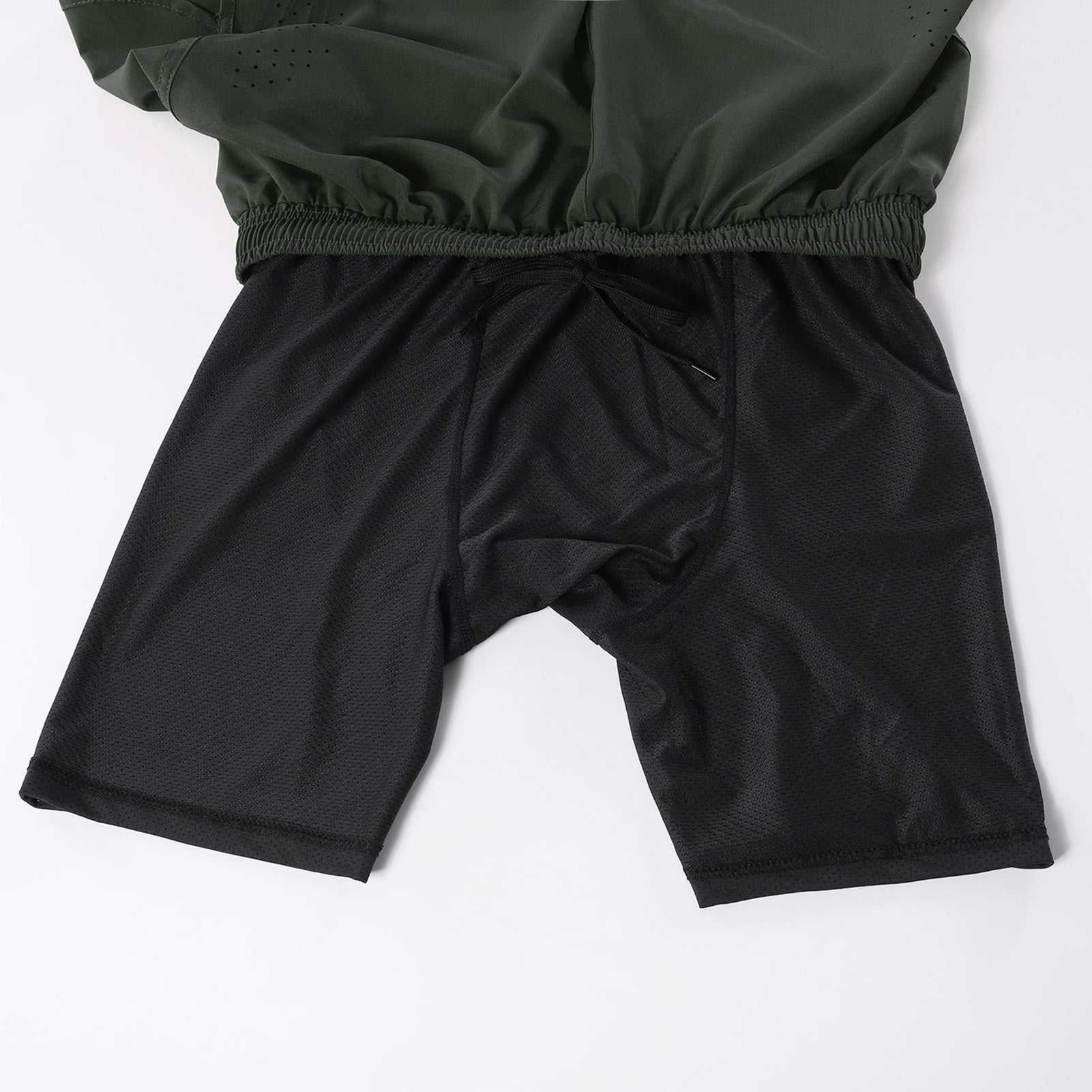 Champion Men s 2 in 1 Running Shorts Quick Drying Breathable Active Training Exercise Jogging Cycling Shorts Walmart