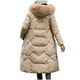 thumbnail image 4 of Parkas de manga larga para mujer, chaqueta informal de algodón con capucha y mangas largas de colores., 4 of 6