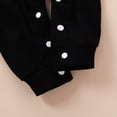 thumbnail image 6 of mgoYE Newborn Baby Boy Girl Fall Winter Christmas Clothes 3 6 9 12 Month Plaid Long Sleeve Romper Jumpsuit Cute Infant One Piece Outfit(Black,0-3 Months), 6 of 9