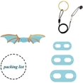thumbnail image 2 of ORUYROP Lizards Leash Bearded Dragon Adjustable Small Reptile Animals Harness 3 Size Soft Leather Harness Lizards Leash with Wing for Small Medium and Large Reptile Animals (Blue), 2 of 7