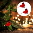 thumbnail image 5 of Gymnture christmas 10 Red Cardinal Birds Clip for Christmas Tree Decor & Crafts, 5 of 11