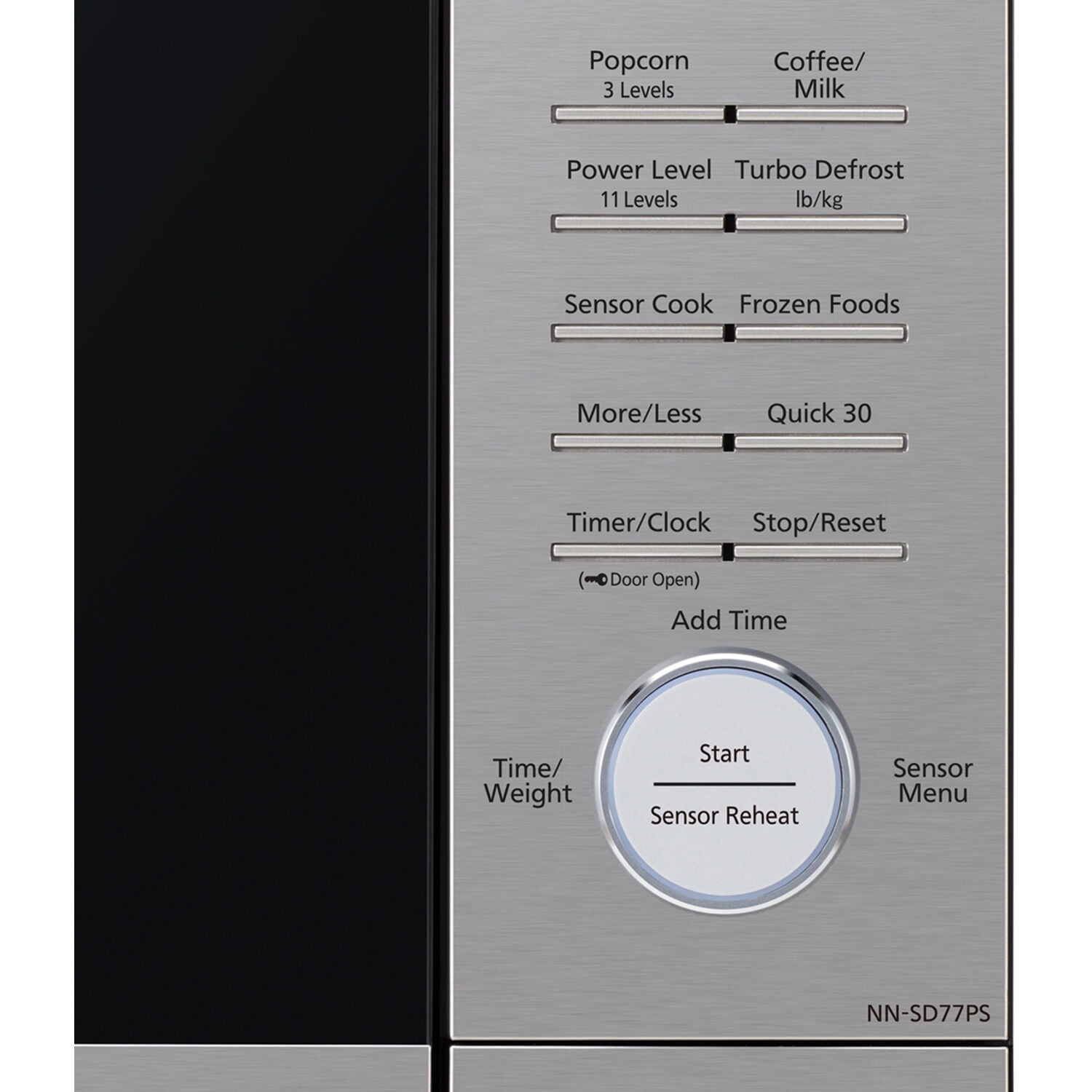 Panasonic 1.6-cu. ft. 1250W Countertop Microwave with Cyclonic Wave Inverter Technology, NN-SD77PS