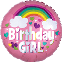 18C HX BIRTHDAY GIRL RAINBOW FUN