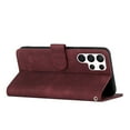 thumbnail image 4 of For Samsung Galaxy S22 Ultra 5G Phone 6.8" Case 2022 Wallet Case,PU Leather Kickstand Shockproof Scratch Resistant Folio Flip Cover with Cards Holder Wallet Case For Samsung Galaxy S22 Ultra,Winered, 4 of 8