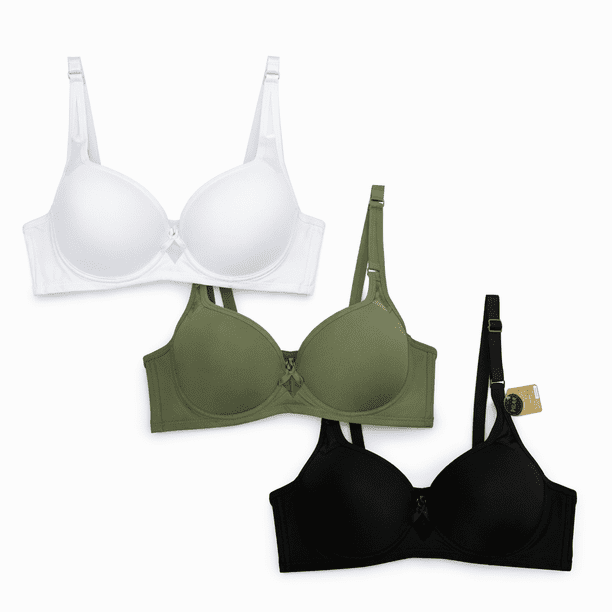 Paquete 3 Brasier Adda Lingerie Copa C, Elegante Diseño