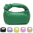thumbnail image 1 of HLONK Sac à Main Tissé en Cuir PU Doux pour Femmes, 1 of 6