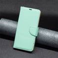 thumbnail image 5 of Allytechgroup Flip Wallet Phone Case for iPhone 16 with Lanyard, RFID Blocking PU Leather Case with Kickstand Credit Card Slot Full Body Protective for iPhone 16, Green, 5 of 5