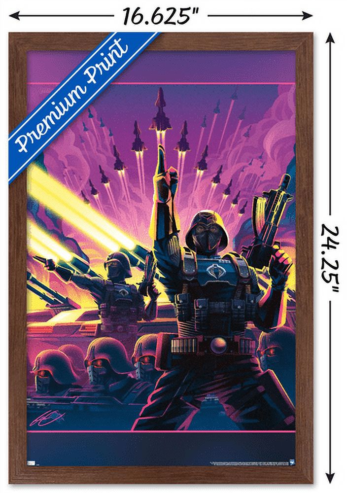 G.I. Joe - Cobra Officer Wall Poster, 14.725" x 22.375", Framed