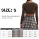 thumbnail image 2 of Blusas sexys para mujer, camisas de manga larga, blusas ajustadas de corte bajo, camisas con escote en V, blusas de otoño, XS-L, 2 of 5