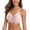 Pink, variant on Women Moisture Wicking Solid Bra Seamless Yoga Sleep Bra with Edge Support for Movement and Adjustable Comfort M Beige